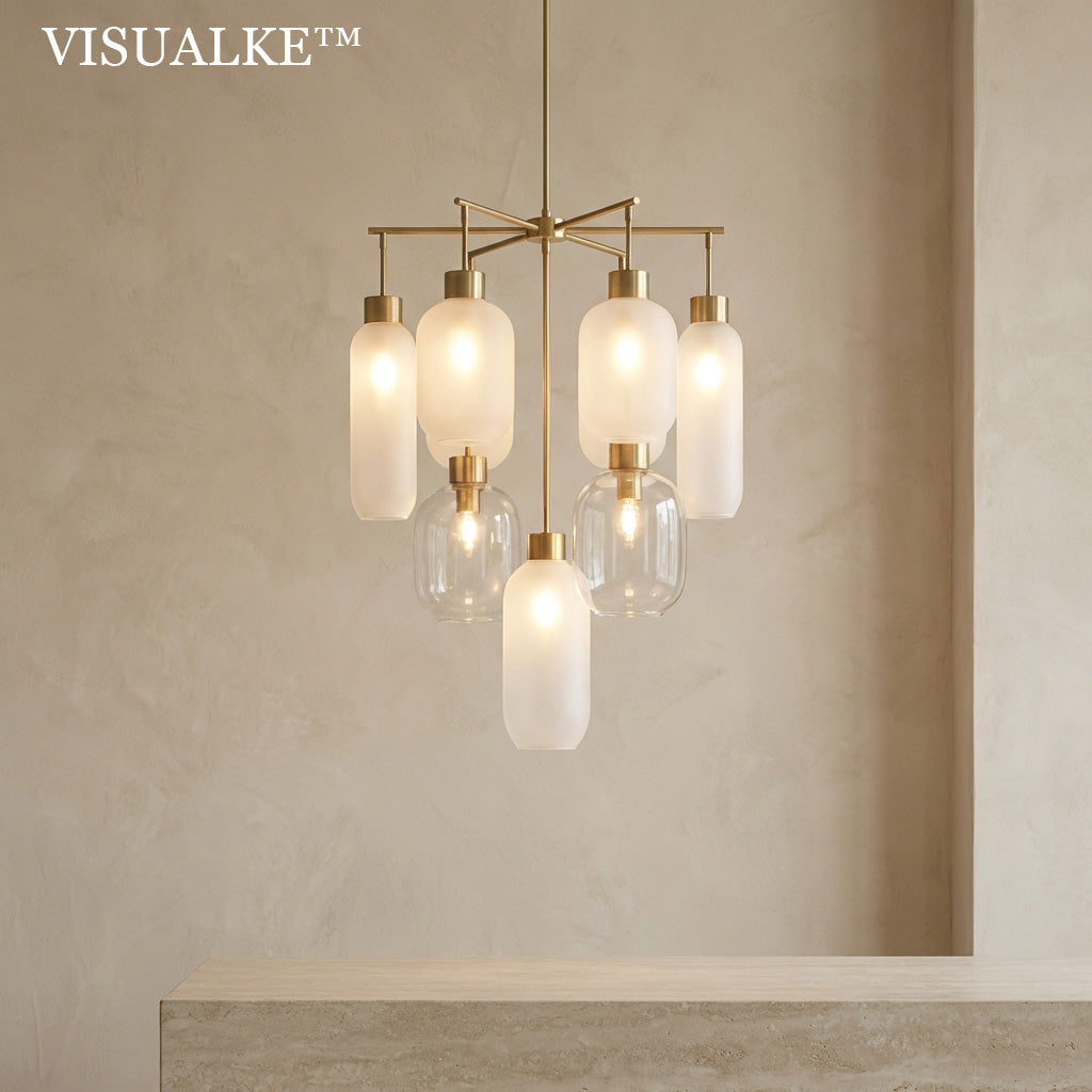 Visualke™ Multi-Glass Chandelier